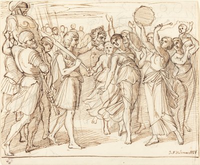 Davids triumf av Julius Schnorr von Carolsfeld