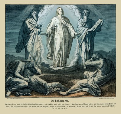 Jesu forvandling, Lukasevangeliet av Julius Schnorr von Carolsfeld