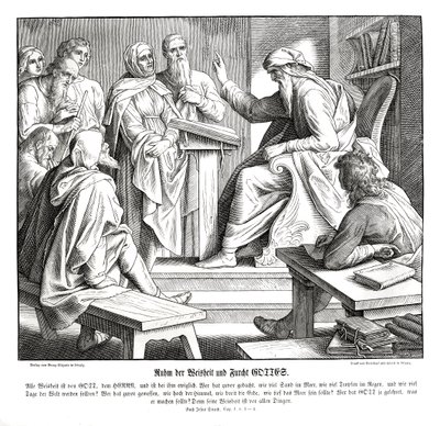 Wisdom of the Lord, Book of Sirach av Julius Schnorr von Carolsfeld