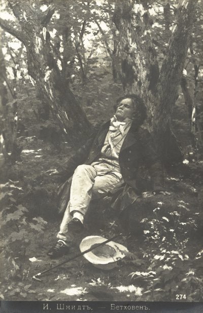 Beethoven i skogen av Julius or Jules Schmidt