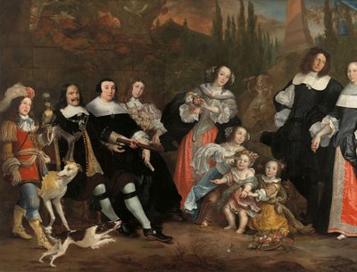Michiel de Ruyter og hans familie av Juriaen Jacobsz.