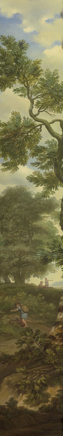 Arkadisk landskap med en reisende av Jurriaan Andriessen