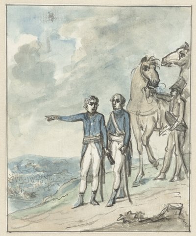 Generalene Napoleon og Berthier av Jurriaan Andriessen