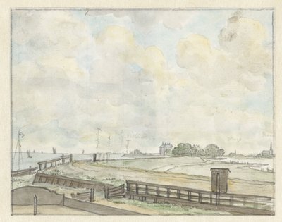 Dike-utsikt utenfor Amsterdam av Jurriaan Andriessen