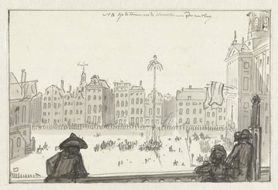 Festen for grunnlovens etablering 19. mai 1798 av Jurriaan Andriessen