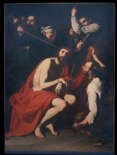 Kristus hånet og kronet med torner, ca. 1638 (olje på lerret) av Jusepe de Ribera