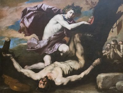Apollo og Marsyas av Jusepe de Ribera