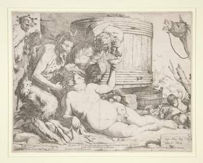 Bacchanal (Drunken Silenus) av Jusepe de Ribera