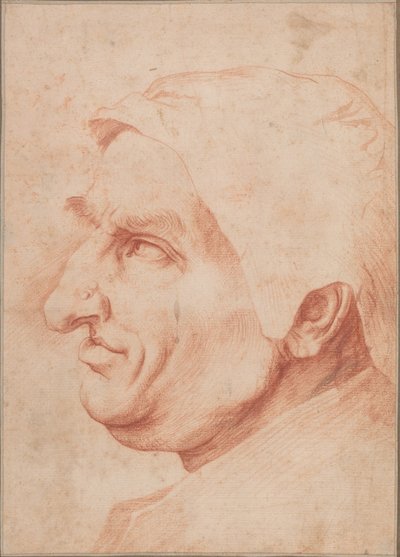 En manns hode av Jusepe de Ribera