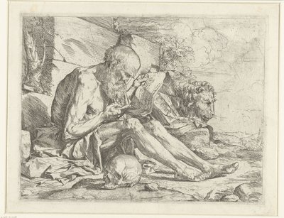 Saint Hieronymus leser av Jusepe de Ribera