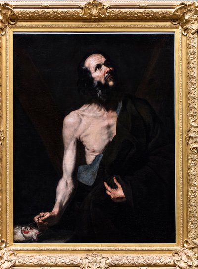 Sankt André (olje på lerret) av Jusepe de Ribera