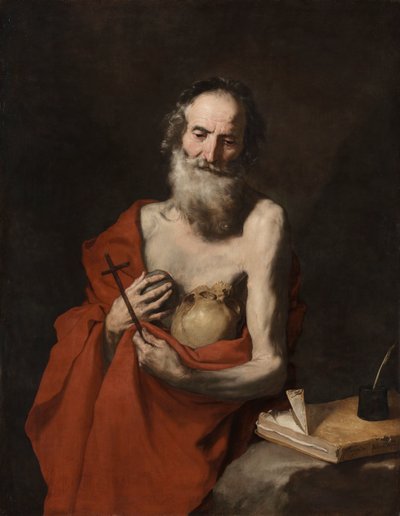 Den hellige Jerome av Jusepe de Ribera