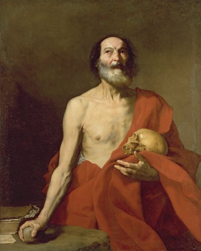 Saint Hieronymus, 1640 av Jusepe de Ribera