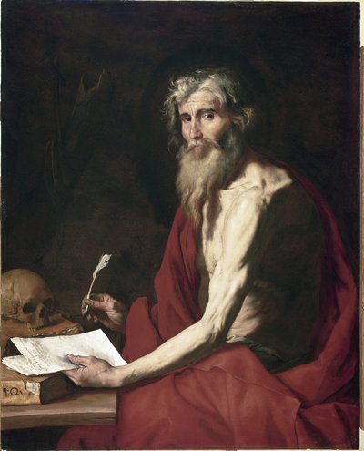 Saint Jerome maleri av Jusepe av Jusepe de Ribera