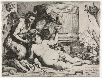 Silenus, 1628 av Jusepe de Ribera