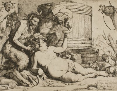 Silenus ved Vinkaret av Jusepe de Ribera