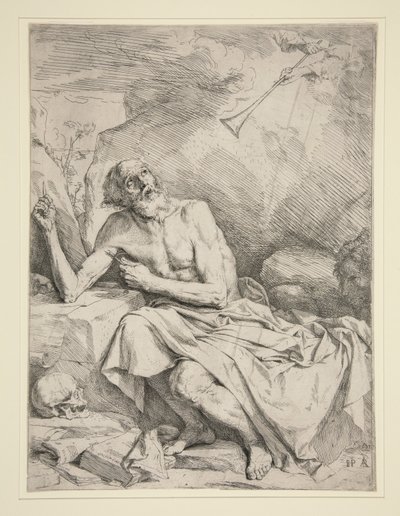 St. Jerome av Jusepe de Ribera