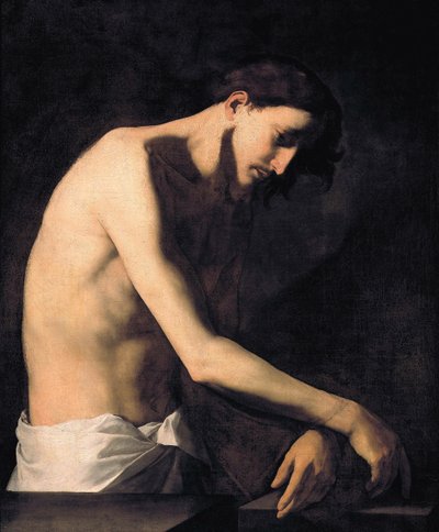 Kristi flagellasjon par Ribera, Jose, de (1591-1652). Olje på lerret, størrelse: 99x81, ca. 1620, Galleria Sabauda, Torino av Jusepe de Ribera