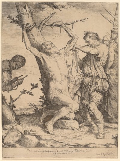 Martyrdommen til Saint Bartholomew av Jusepe de Ribera