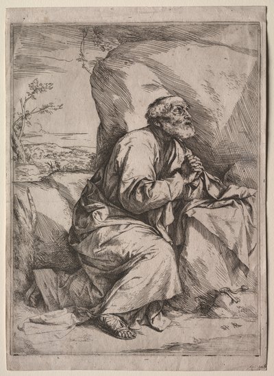 Den angrende St. Peter av Jusepe de Ribera