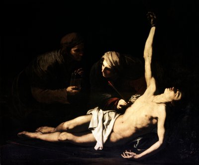 De hellige Sebastian, Irene og Lucia, 1628 av Jusepe de Ribera
