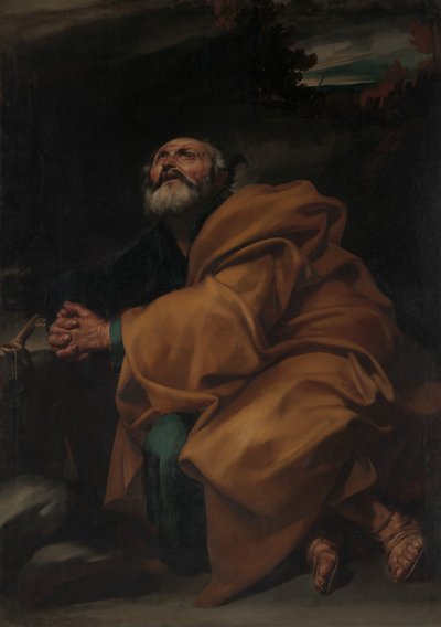 Peters tårer, ca. 1612-13. av Jusepe de Ribera