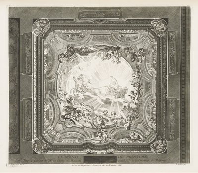 MALING TAK; Himling av samme skap, 4. Plate av Juste Aurèle Meissonnier