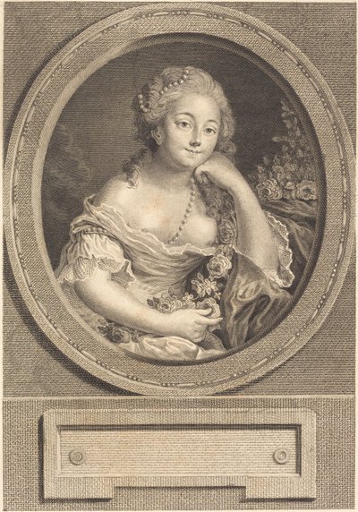 Det lette plagget av Juste Chevillet after Pierre Antoine Baudouin