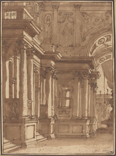 Interiøret i et palass av Juste François Boucher