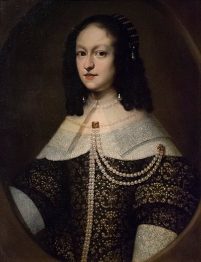 Portrett av Margherita de#39; Medici, ca. 1649-50 (olje på lerret) av Justus Sustermans (workshop of)