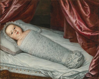 Portrett av Cosimo III av Medici 1642-1723 som en baby, ca. av Justus Sustermans