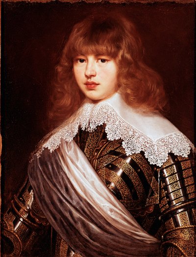 Portrett av prins Valdemar Christian av Danmark Maleri av Justus Sustermans (1597-1681) Palazzo Pitti fra 1600-tallet, Firenze av Justus Sustermans