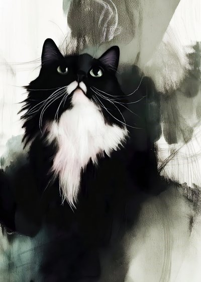Den nysgjerrige smokingkatten av Justyna Jaszke