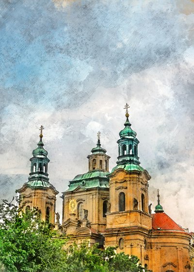 Historiske tårn i Praha av Justyna Jaszke