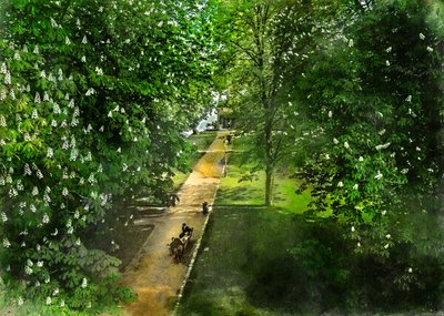 Spring Park-stien av Justyna Jaszke
