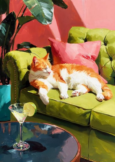 Sunny Cat Martini av Justyna Jaszke