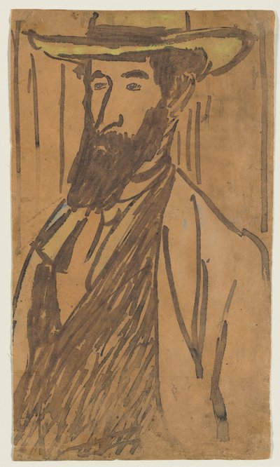 Portrett av Aristide Maillol, ca. 1890. av József Rippl Rónai