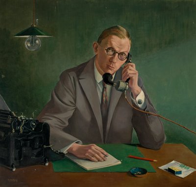 portrett dr E. Müller-Kamp av Käthe Hoch