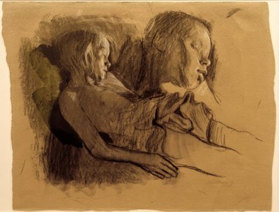 K. Kollwitz, Sovende barn og barnehode av Käthe Kollwitz