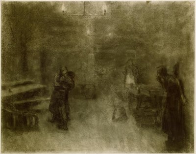 Käthe Kollwitz, scene fra Germinal av Käthe Kollwitz