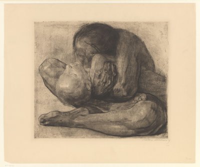 Mor med dødt barn Kvinne med totem Child (original tittel) av Käthe Kollwitz