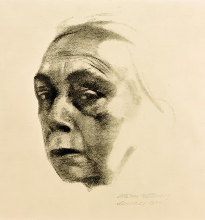 Selvportrett av Käthe Kollwitz