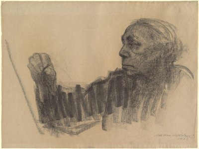 Selvportrett av Käthe Kollwitz
