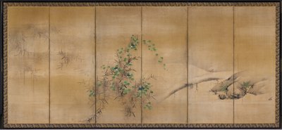 Vinter- og sommerblomster av Kaiho Yusho