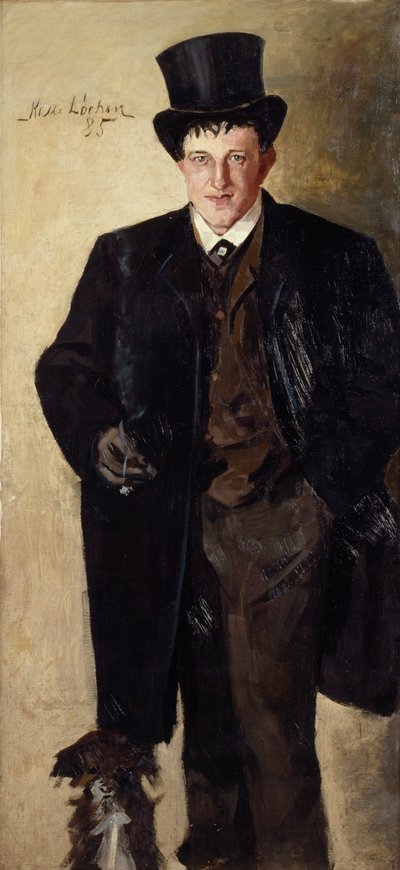 Selvportrett av Kalle (1865 93) Lochen