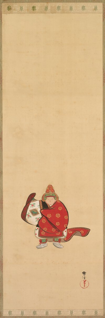 Bugaku danser av Kamisaka Sekka