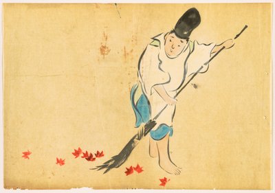 Flowers of a Hundred Worlds (Momoyogusa): Court Guard (Eishi) av Kamisaka Sekka