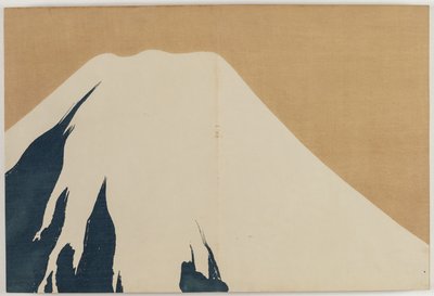 Flowers of a Hundred Worlds (Momoyogusa): Mount Fuji (Fuji) av Kamisaka Sekka
