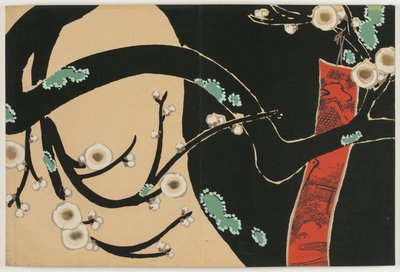 Flowers of a Hundred Worlds (Momoyogusa): Plomme (Ume) av Kamisaka Sekka