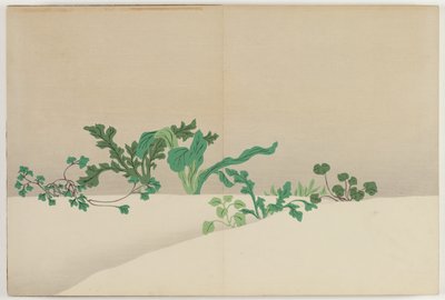 Flowers of a Hundred Worlds (Momoyogusa): Seven Herbs of Early Spring (Nanagusa) av Kamisaka Sekka